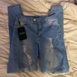 Nvgtn Light Wash Jeans